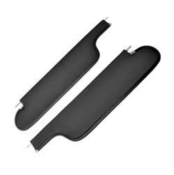 1968-69 Chevelle Coupe Sunvisor Pair -  Black