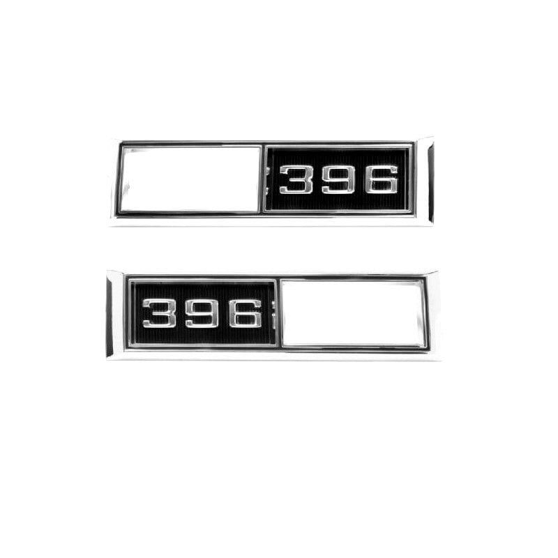 1968 Chevelle &quot;396&quot; Fender Side Bezel -Pair