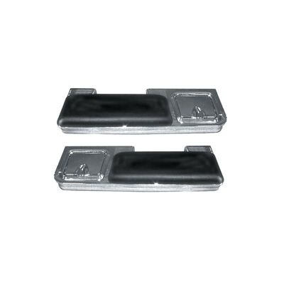 1966-67 Chevelle Rear Armrest Assemblies w/ Ash Trays  Pair