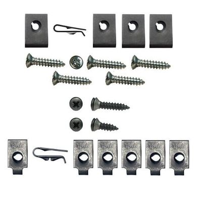 1968-69 Chevelle Dash Carrier Spring Nuts &amp; Screws (22)