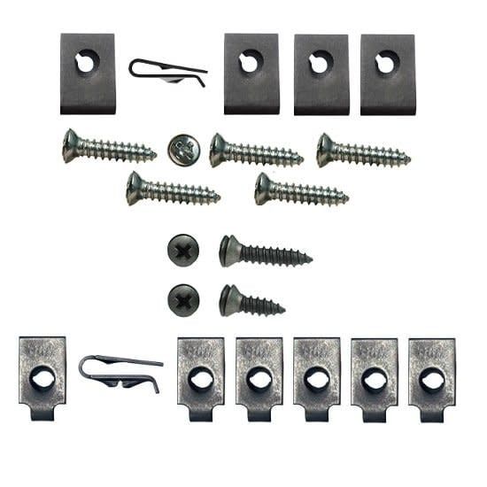 1968-69 Chevelle Dash Carrier Spring Nuts &amp; Screws (22)