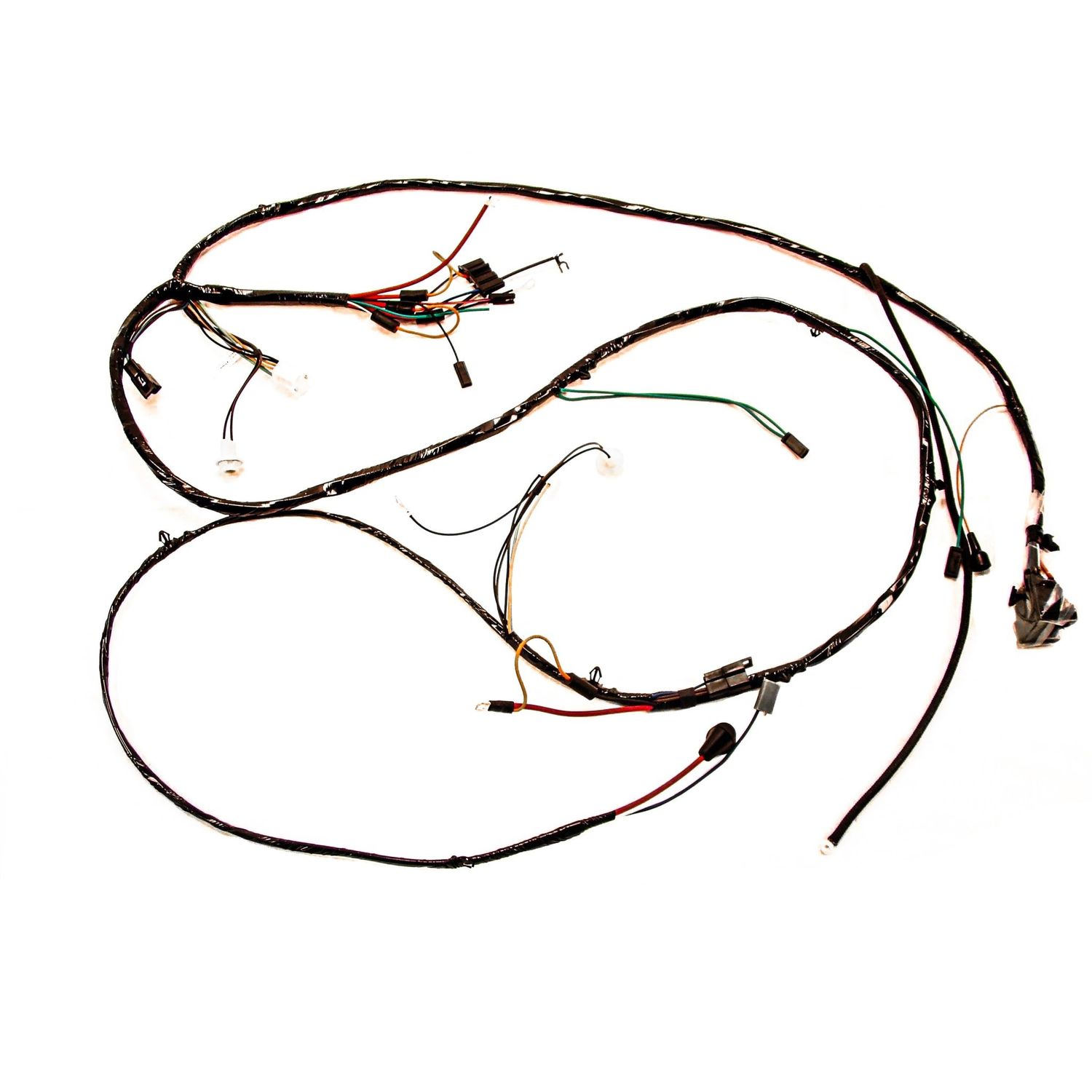 1970 Camaro; Front Light Harness with Factory Gauges
