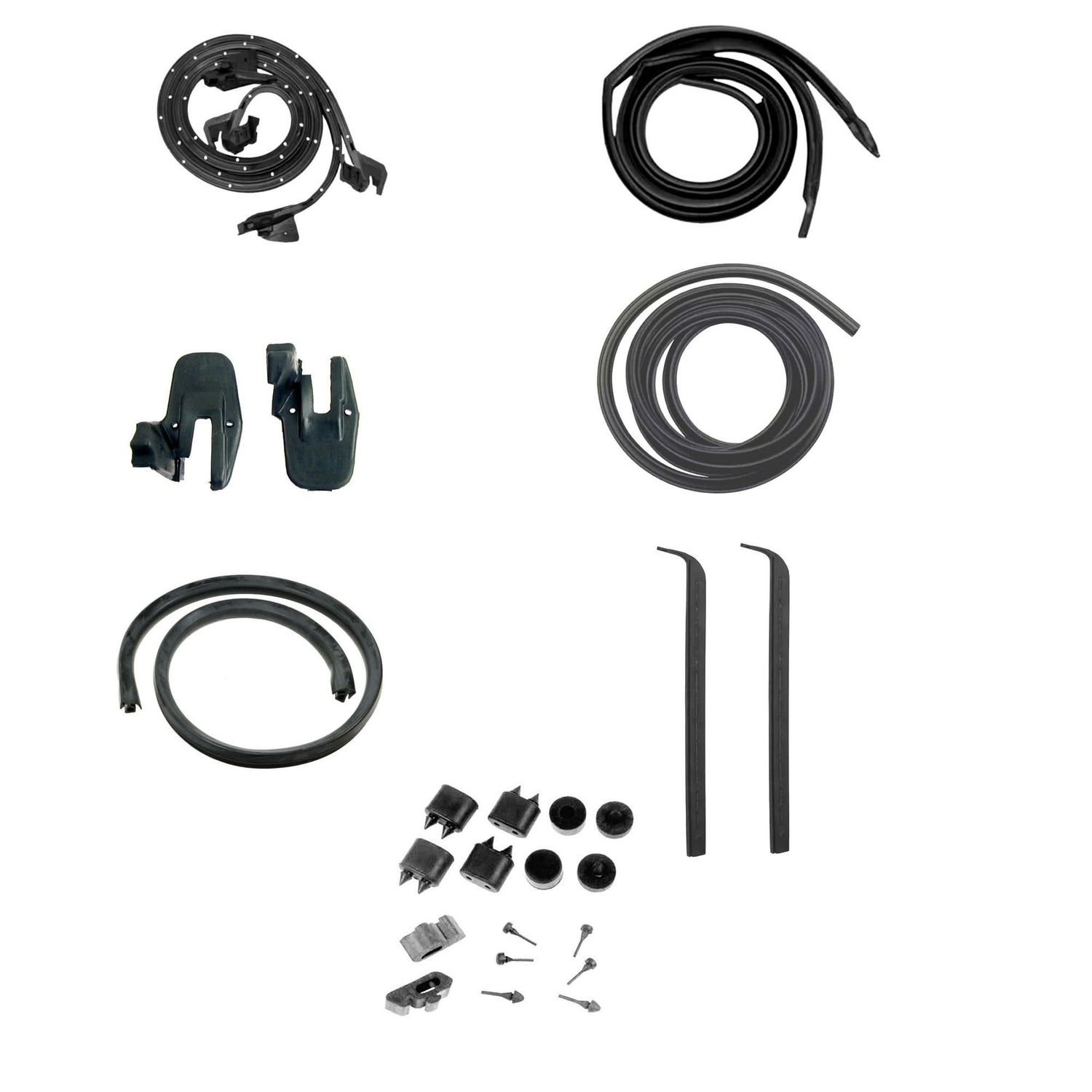 1968 Camaro Coupe Weatherstrip Kit w/o Windowfelt