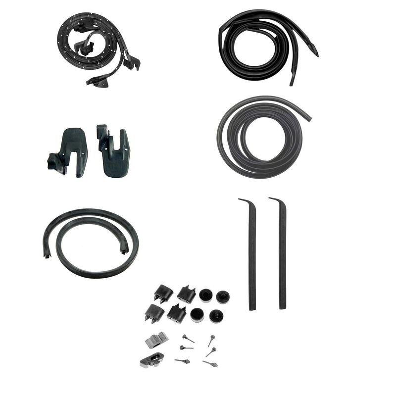 1968 Camaro Coupe Weatherstrip Kit w/o Windowfelt