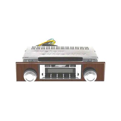 1967-68 Camaro Walnut Face AM/FM, Radio, USA630 - Custom Audio Sound