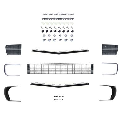 1967-68 Camaro RS Grille Kit w/Chrome