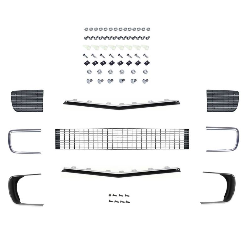 1967-68 Camaro RS Grille Kit w/Chrome