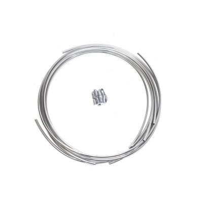 Seat Back &amp; Bottom Chrome Trim W/Bullets 1966-68 Chevelle