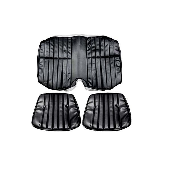 1980-81 Camaro Standard Rear Seat Covers - Black