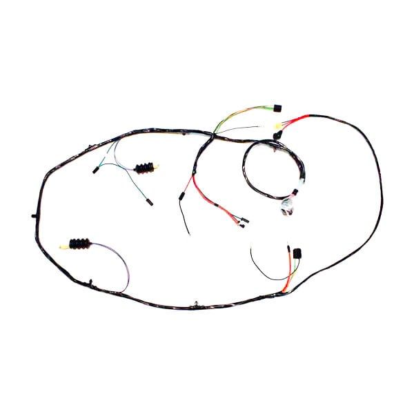 1967 Camaro Std Front Light Harness All V8 w/Warning Lights RH Alternator