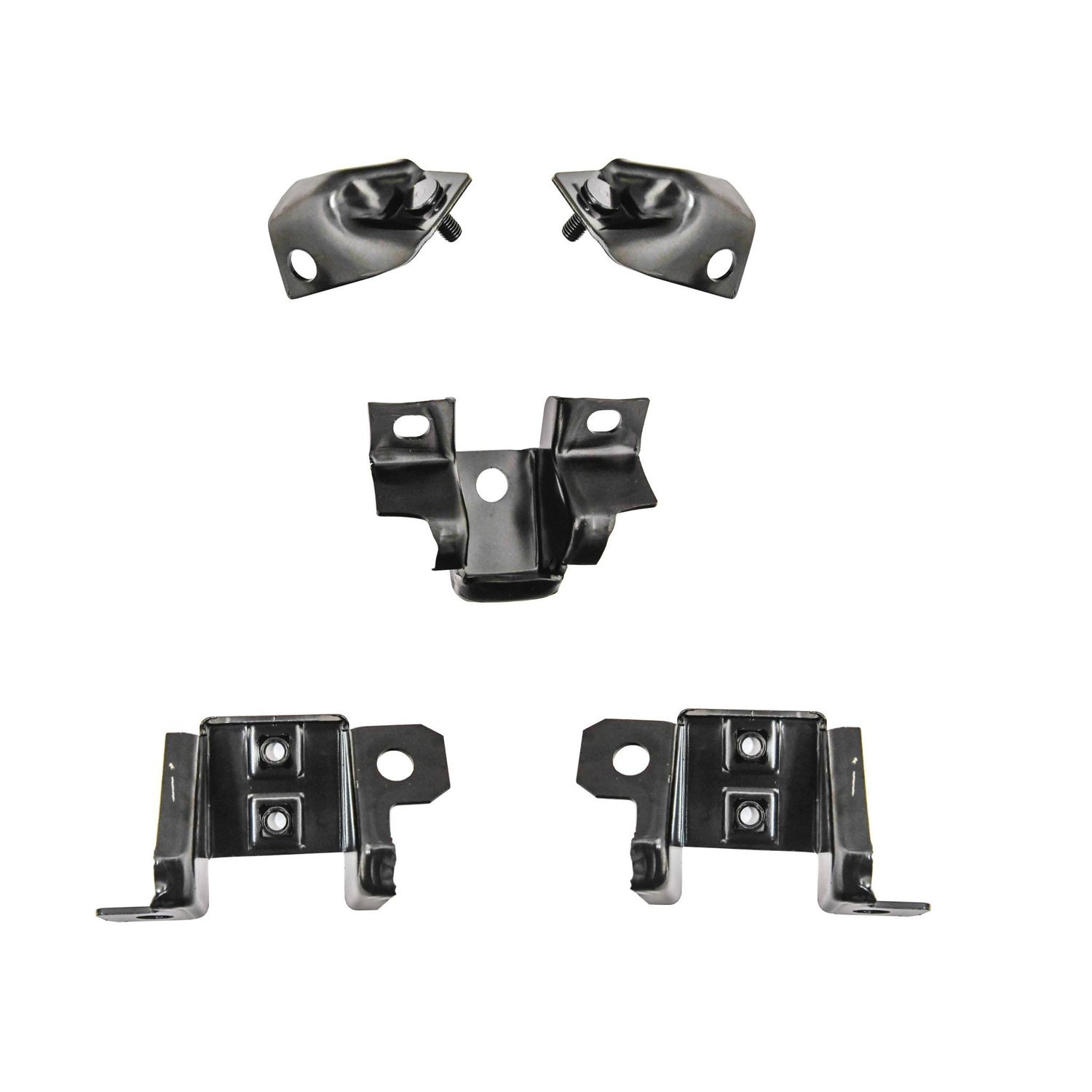 1970-72 Camaro Rear Bumper Brackets - 5 Pieces