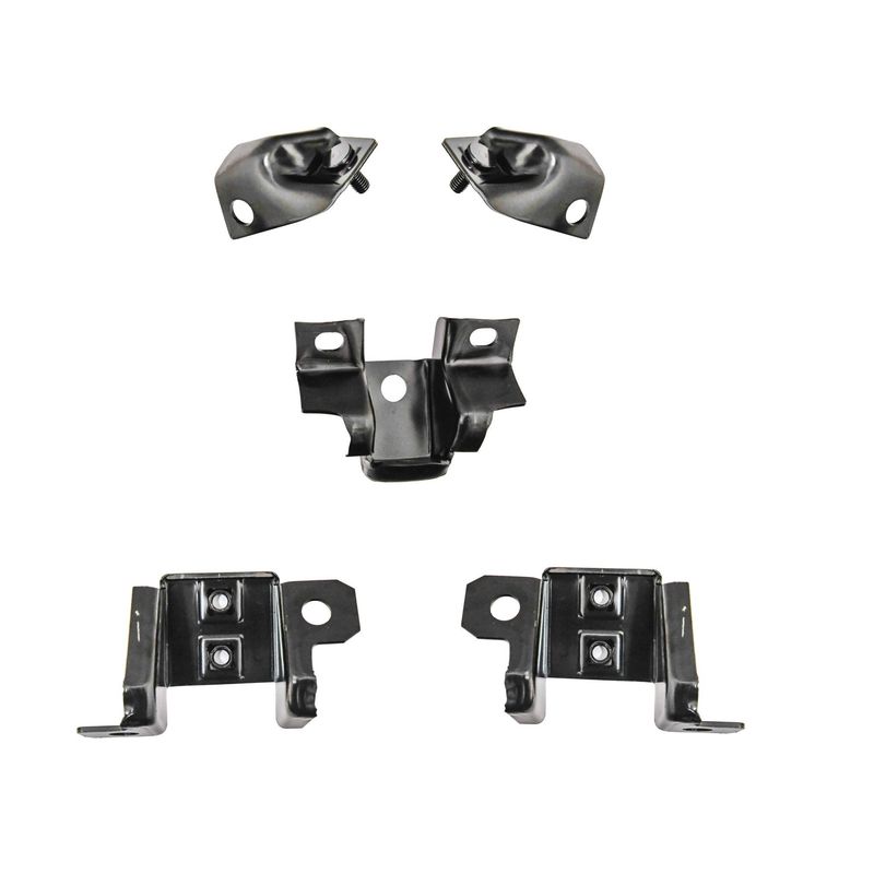 1970-72 Camaro Rear Bumper Brackets - 5 Pieces