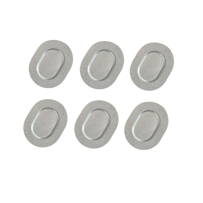 1967-81 GM Oval Floor Floor Drain Plugs 6 Piece Kit