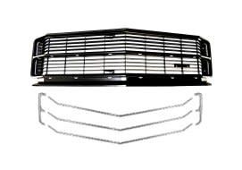 1971 Chevelle Black Grille and 5-Pc Trim Kit