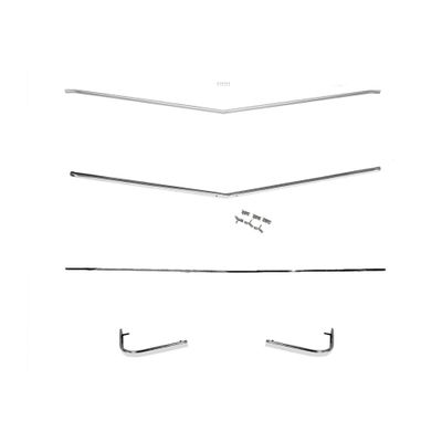 1969 Chevelle 5-pc Grille Molding Kit