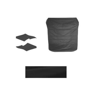 1970 Chevelle Headliner &amp; Sail Panel Kit w/Visor Material - Black