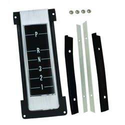 1968-70 Chevelle Console Shift Plate - Green Letter