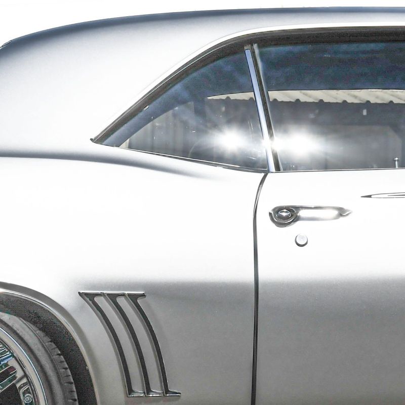 1967-69 Camaro Firebird Coupe Quarter Glass -RH - Clear