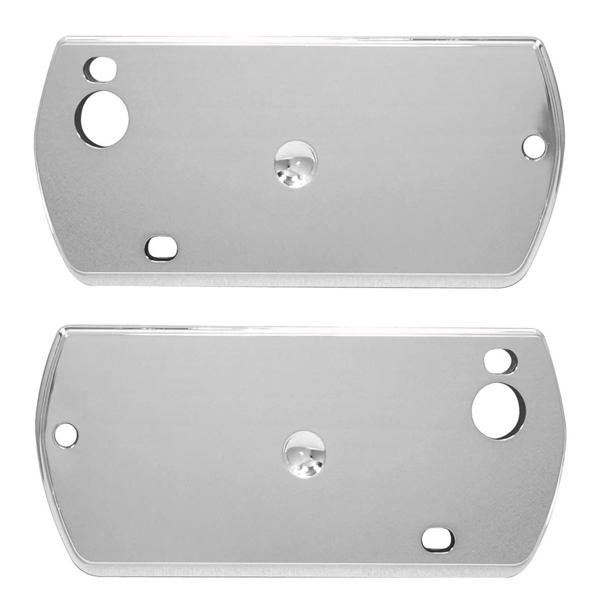 1968-72 Chevelle Backing Plate Armrest 13" Long; Pair