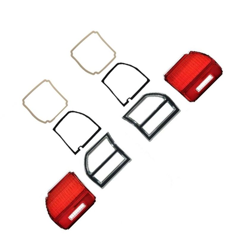 1969 Chevelle Tail Light Lens, Gaskets and Bezels