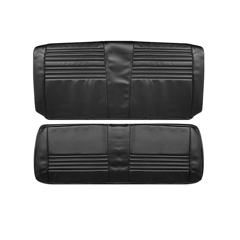 1967 Chevelle Coupe Rear Back Seat Cover - Black