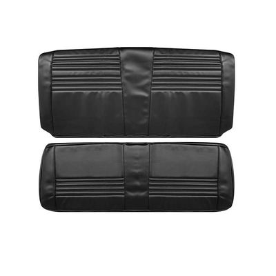 1967 Chevelle Coupe Rear Back Seat Cover - Black