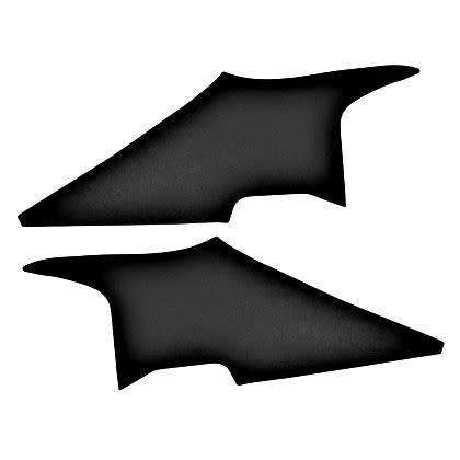 1970-72 Chevelle Covered Sail Panels - Pair - Black