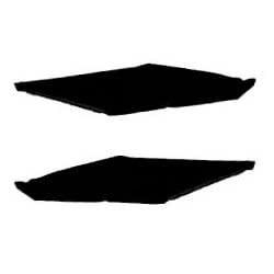 1966 Chevelle Cover Sail Panels -Pair - Black