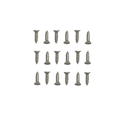 64-67 GM Door Panel Upper Molding Trim Screw Kit - Does Front &amp; Rear Trim (12069-18)