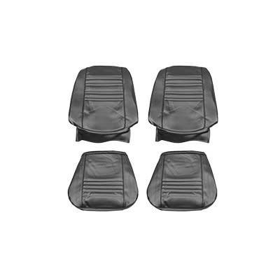 1967 Chevelle Front Bucket Seat Upholstery - Black
