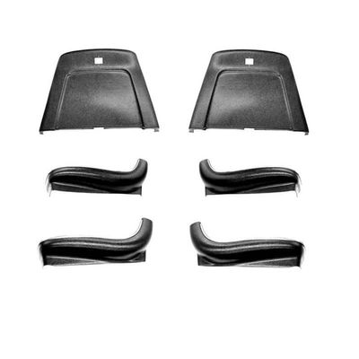 1969-72 Chevelle Seat Back &amp; Bottom -With Chrome 6 piece Kit ( Does both bucket seats)