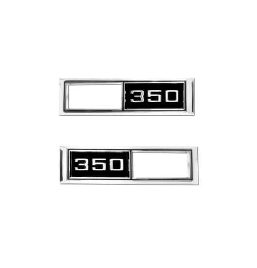 1969 Chevelle &quot;350&quot; Fender Side Bezel -Pair