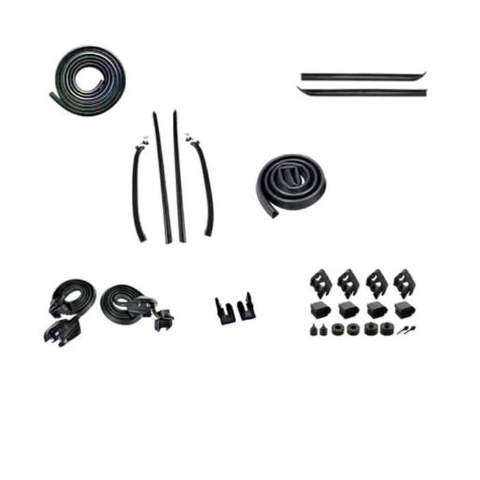 1969 Chevelle  Convertible Weatherstrip Kit Authentic Style 4Pc Felts