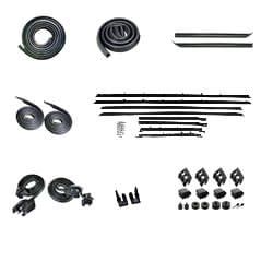 1968 Chevelle  Hardtop Weatherstrip Kit Reproduction Style 8Pc Felts