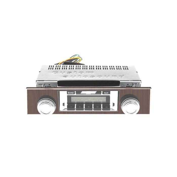 1967-68 Camaro Walnut Face AM/FM, Radio, USA230 - Custom Audio Sound