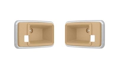 1978-81 Camaro Firebird Door Handle Cups (THICK) - Pair - Camel