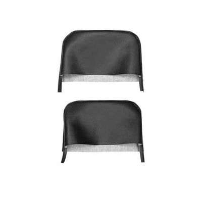 1969 Camaro Firebird Headrest Covers Black - Pair