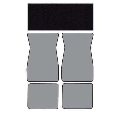 1967-69 Camaro Floor 4-pc Mat -Black w/o Logo