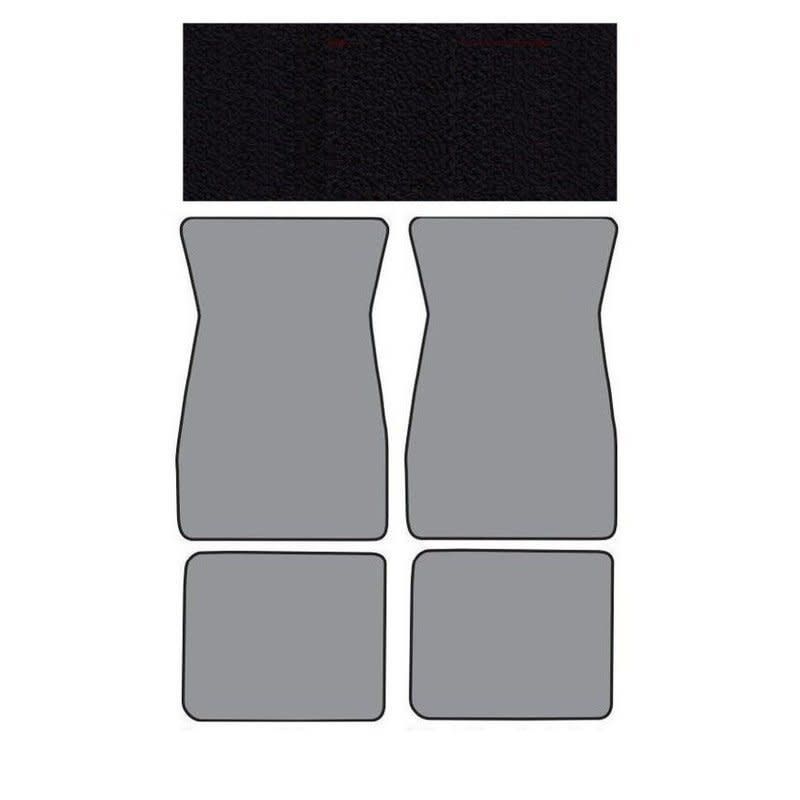1967-69 Camaro Floor 4-pc Mat -Black w/o Logo