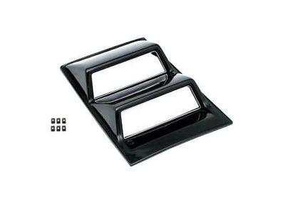 1968-69 Camaro, 68-74 Nova Console Gauge Cover w/ Chrome trim &amp; Clip Kit