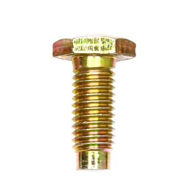 1967-81 GM Seat Belt Bolt w/o Shoulder Gold Cap Plated 1-1/4&quot;