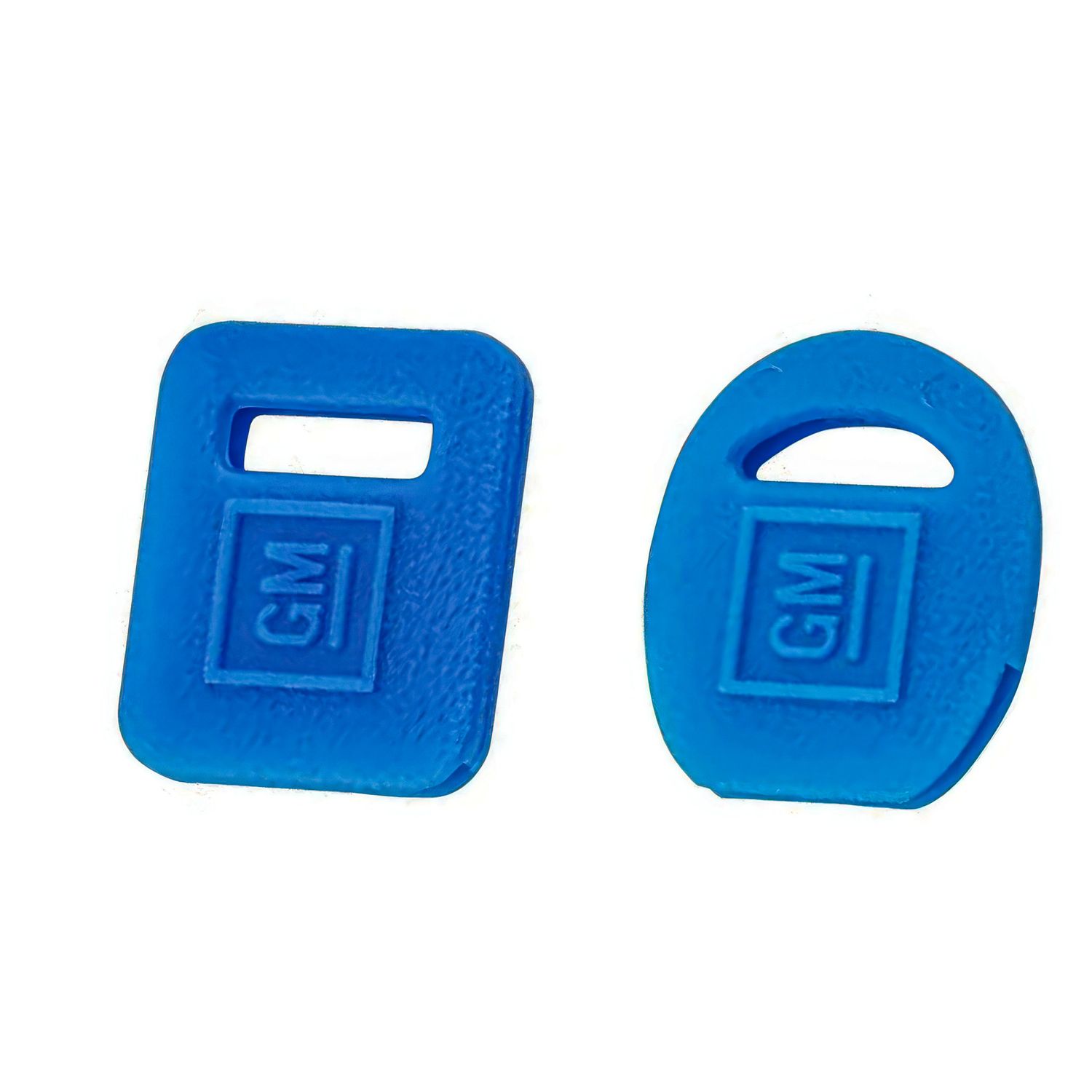 Square &amp; Round Key Covers - Blue 1967-81 Camaro/Chevelle/Chevy Truck