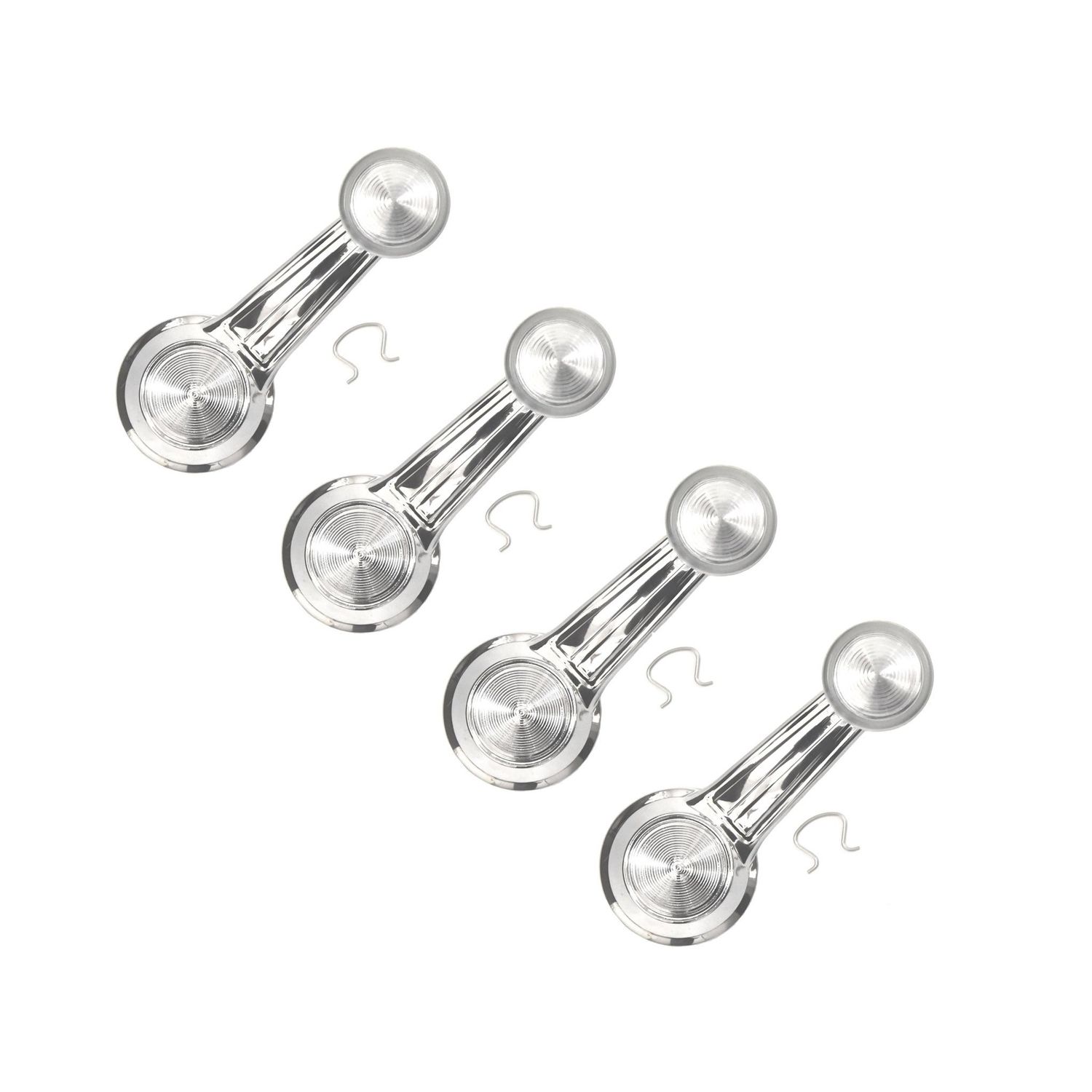 1967-81 Camaro /Firebird/ 1968-72 Chevelle  Window Crank Handle 4-Pc Set - Clear