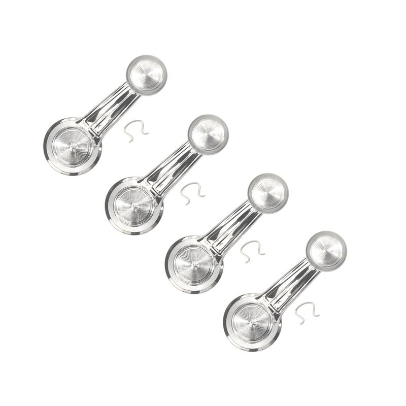 1967-81 Camaro /Firebird/ 1968-72 Chevelle  Window Crank Handle 4-Pc Set - Clear
