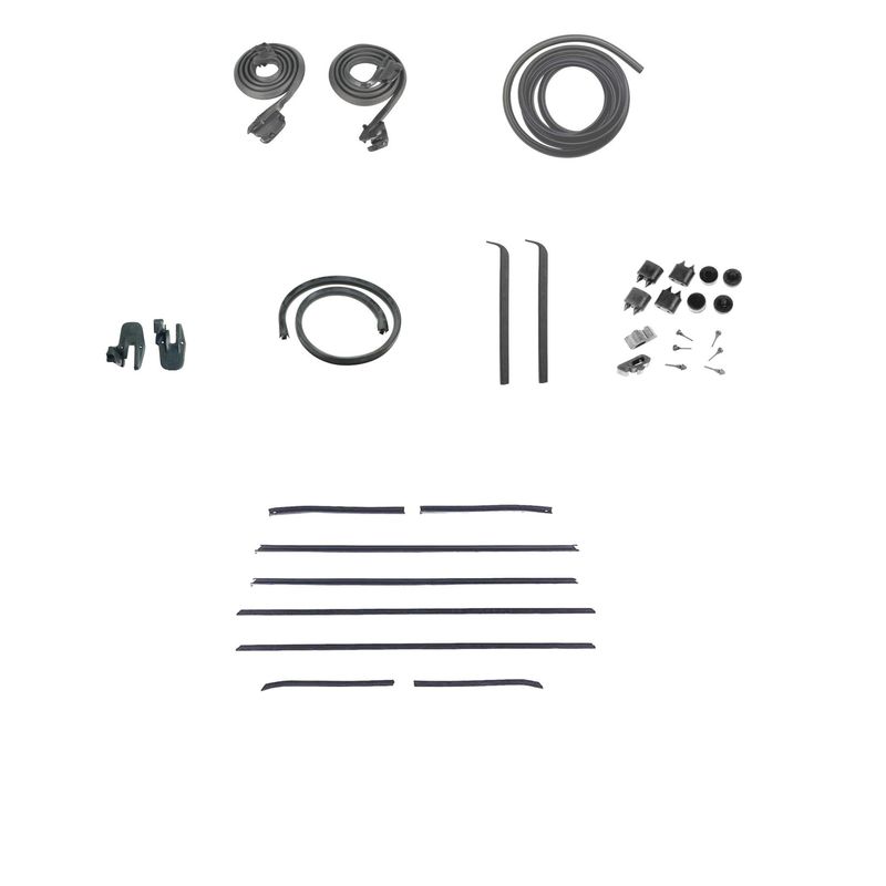 1967 Camaro Weatherstrip Kit Conv 8 Pc Reproduction Felts