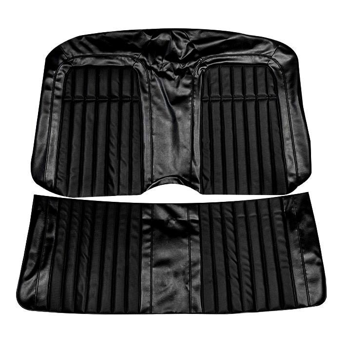 1969 Camaro Deluxe Comfortweave  Rear Fold Down Seat Cover - Black
