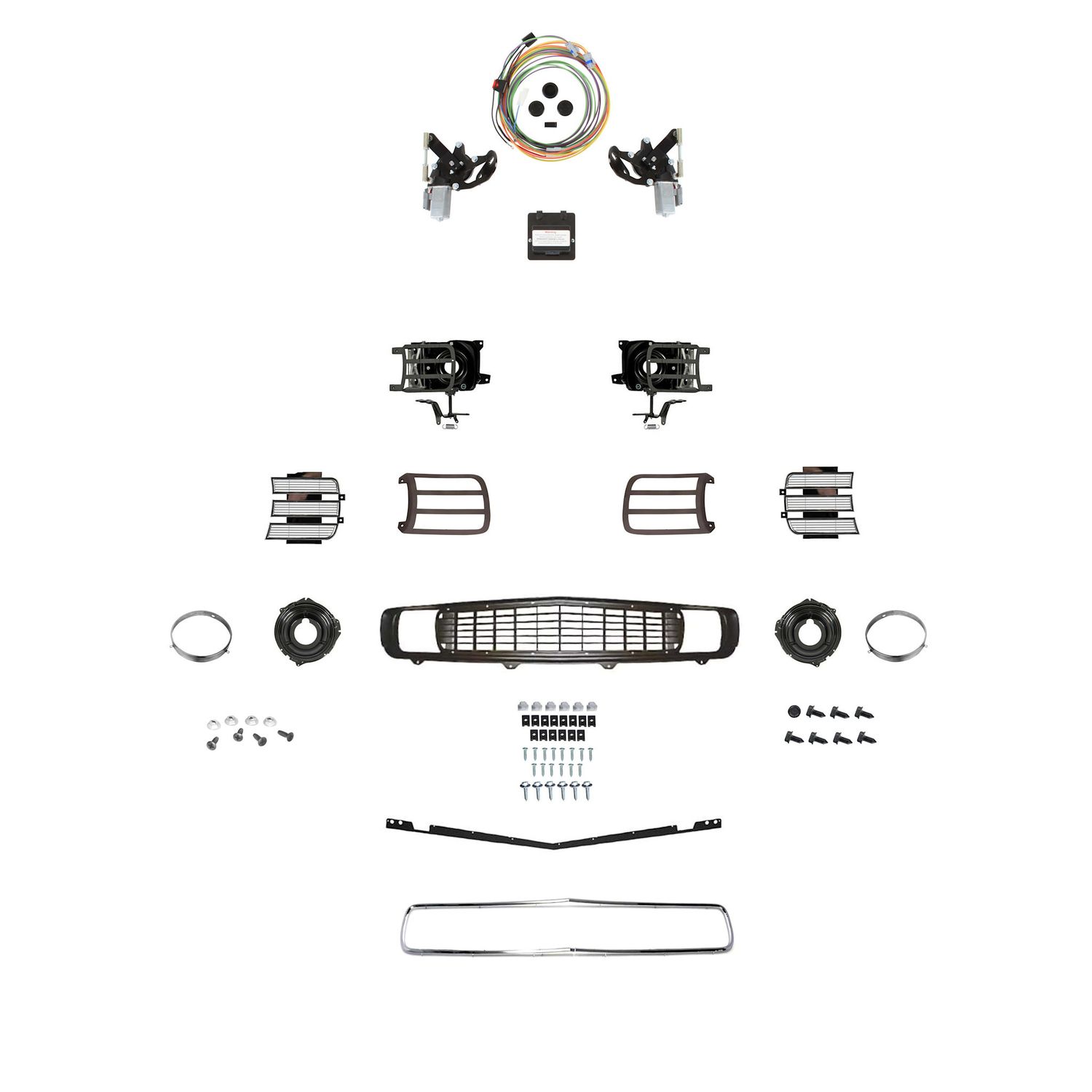 1969 Camaro RS Conversion Kit w/ Detroit Speed Electric Motors