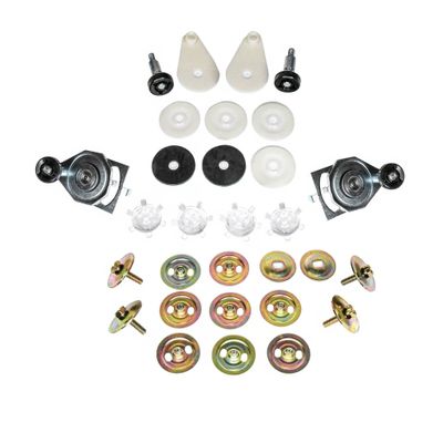 thumbnail image 2 of 1970-81 Camaro / Firebird Door Glass Window Roller Mount Kit – Correct Repro CHQ 530-008 2 of 5
