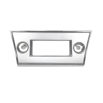 1966 Chevelle Radio Face Plate Chrome