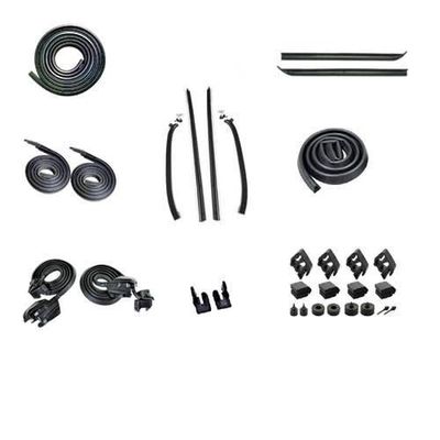 1969 Chevelle  Hardtop  Weatherstrip Kit Authentic Style 4Pc Felts